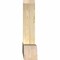 Ekena Millwork Portland Rough Sawn Timber Gable Bracket, Douglas Fir, 96"W x 28"H x 6"D x 6"F, 7/12 Pitch GBW096X28X0606POR00RDF - alternate 4